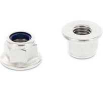 Гайка ЦКИ с фланцем, DIN6926 М 4 самоконтрящаяся, рифленая, A2 SW 7.0 100 шт. 41480