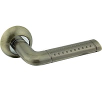 Ручка раздельная Marlok A54-L03 AB/CP бронза/хром 019906