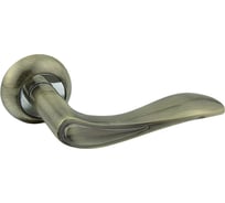 Ручка раздельная Marlok A54-L05 AB/CP бронза/хром 023379