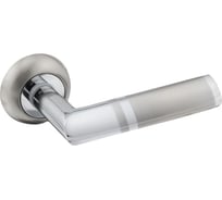 Ручка раздельная Marlok A54-L09 CP+SN/CP хром+никель/хром 018651