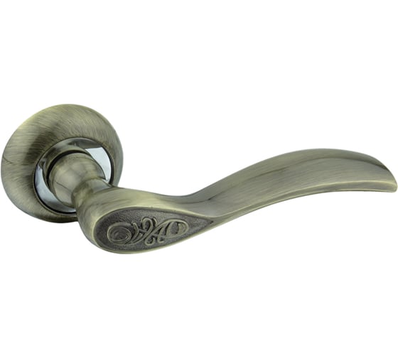 Ручка раздельная Marlok A54-L13 AB/CP бронза/хром 023768 1
