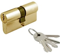 Цилиндровый механизм HOME 60 мм, 5 ключей, цвет золото, ЦАМ CICAM60KK