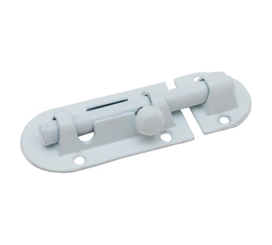 Шпингалет Marlok 01.03.03 G-021B 2 L=90 мм, WW белый 002753