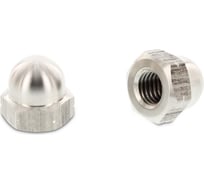 Гайка нержавеющая METIZ-A2 М8, DIN 1587, А2, колпачковая, 50 шт. 158728 50