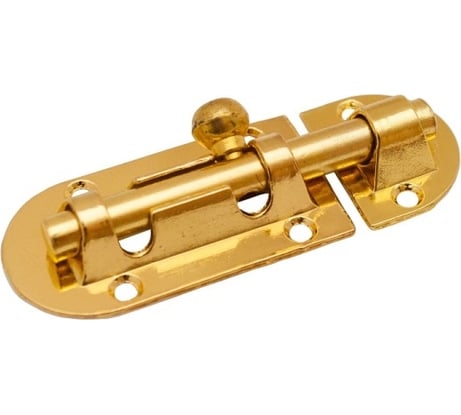 Шпингалет Marlok 01.03.01 G-021B 2 L=90 мм, PB золото 002751