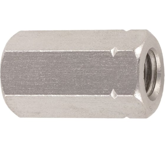 Гайка нержавеющая Metiz-A2 М12x36, DIN 6334, А2, удлиненная, 4 шт. 6334212 4