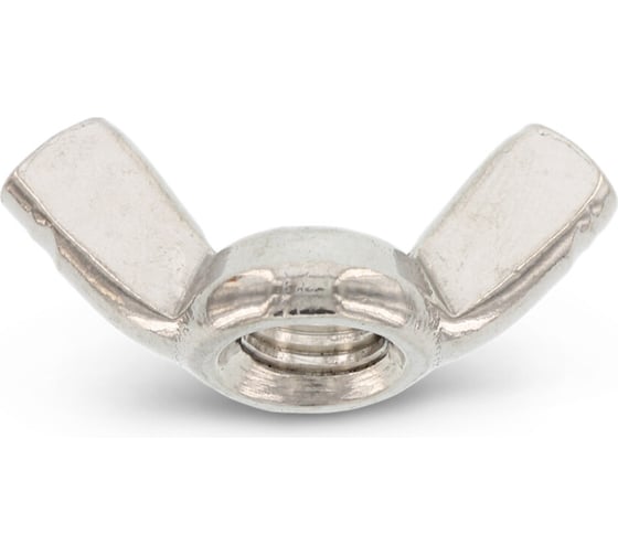Гайка нержавеющая Metiz-A2, М4, DIN 315, А2, барашек, 100 шт. 31524 100
