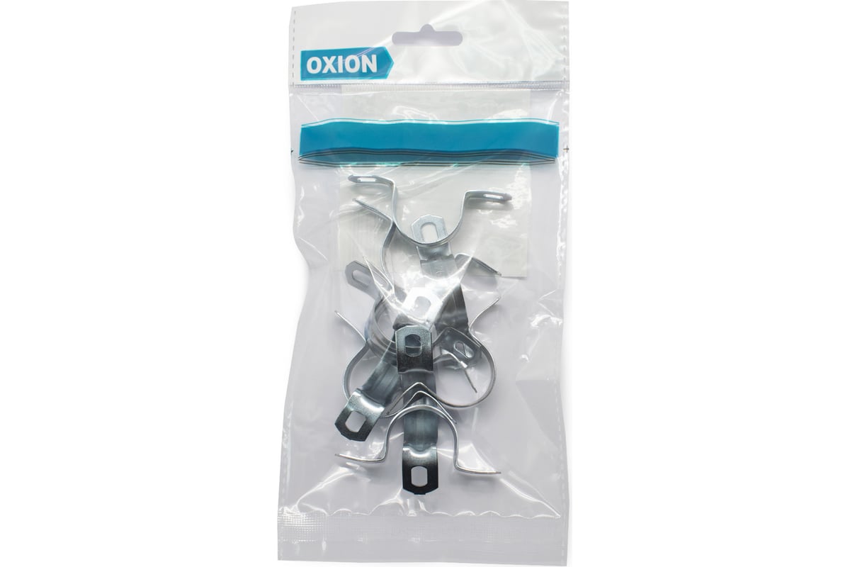 Скоба металлическая двухлапковая OXION СМД 25-26 мм 10 шт. OX-MDC26 ...