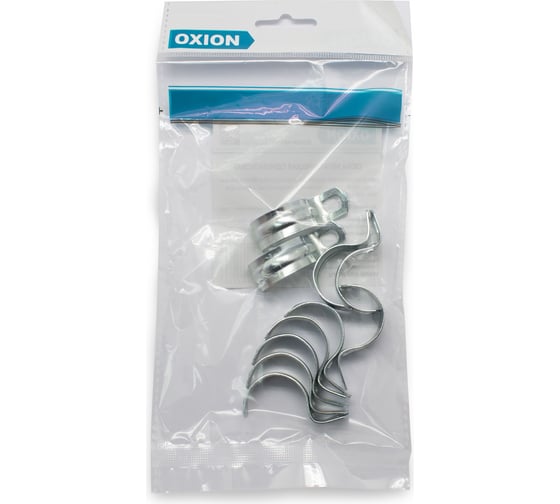 Скоба металлическая однолапковая OXION СМО 25-26 мм 10 шт. OX-MOC26