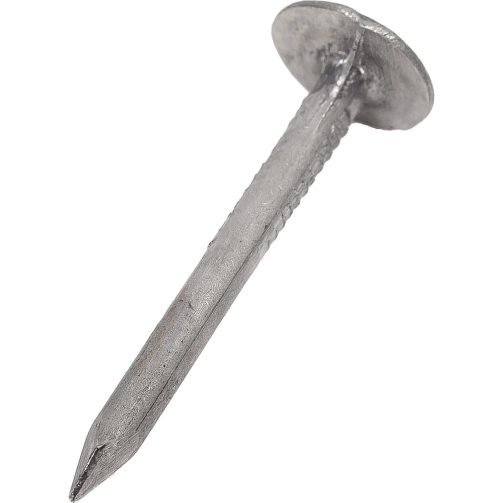 Гвоздь мебельный 1. Длинный гвоздь. Гвозди ершенные оцинкованные шинглас, 30*3,5 мм (5кг). Гвозди толевые 2,0х20. Гвоздь на белом фоне.