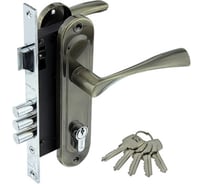 Врезной замок Marlok 70/L76 3RB 3 ригеля, межосевое расстояние 70 мм, AB бронза 012747