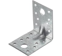 Крепежный уголок КРЕПКО-НАКРЕПКО усиленный оцинкованный 70x70x55x1,8 мм 34452