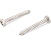 Саморез Metiz-A2, DIN 7981 M3.5x25 мм А2, нержавеющий с полукруг. гол., крестообразный шлиц, 50 шт. 798123525 50