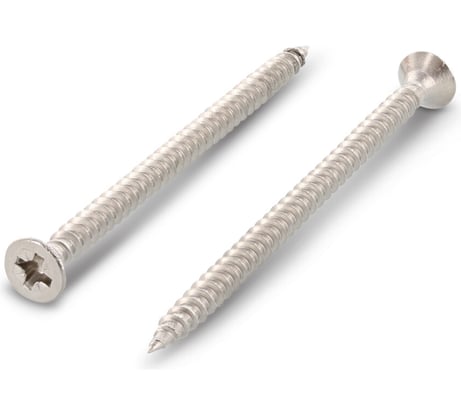 Саморез по дереву Metiz-A2, ART.9050 M4.0x16 мм А2, нержавеющий, крестообразный шлиц, 50 шт. 905024016 50