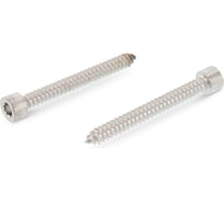 Саморез METIZ-A2 ART. 9051 M4.8x38 мм, нержавеющая сталь A2, цилиндр. гол., внутренний шестигр., 100 шт. 905124838 100