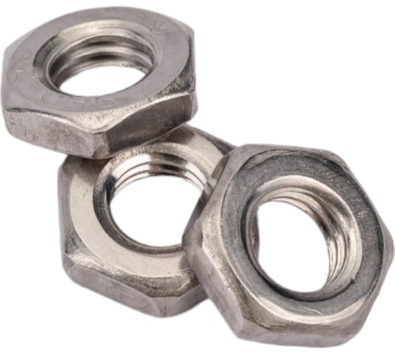 Шестигранная низкая гайка DINFIX DIN 439, нерж. A2, M6, 10 шт. 00-0004459