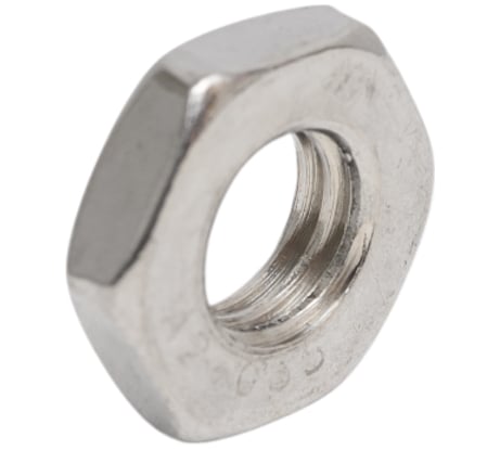 Шестигранная низкая гайка DINFIX DIN 439, нерж. A2, M10, 50 шт. 00-0004467