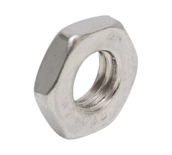 Шестигранная низкая гайка DINFIX DIN 439, нерж. A2, M10, 50 шт. 00-0004467
