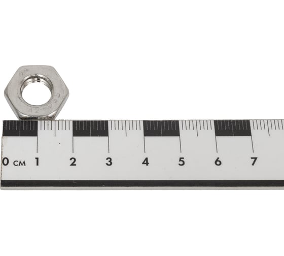 Шестигранная низкая гайка DINFIX DIN 439, нерж. A2, M10, 50 шт. 00-0004467