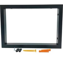 Кронштейны LUVON 40x18 см для столешниц, раковин, полок. Черный матовый. 1 шт S350_K1 S400_K1