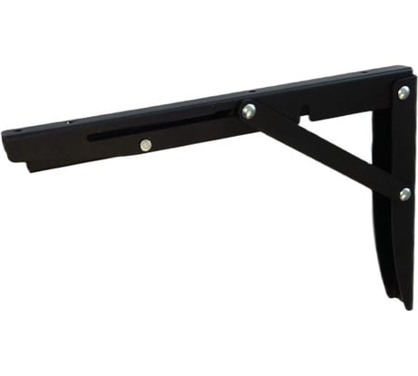 Консоль складная с фиксатором ФМС черная, 2 шт. 71213982