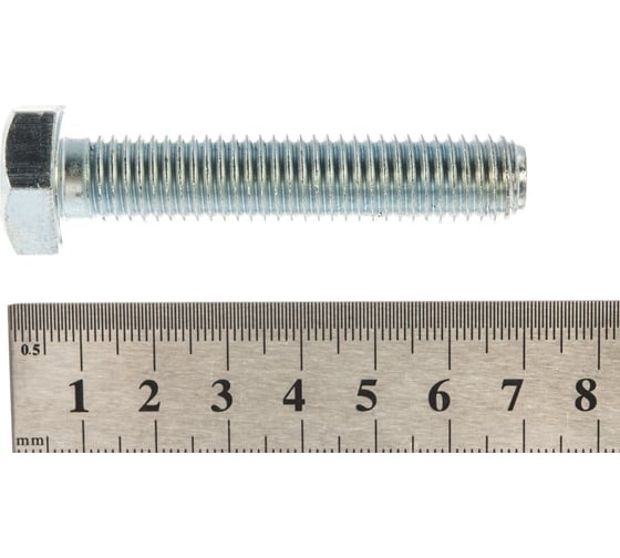 Болт ЦКИ DIN933 М12х60 усилен закалкой 8.8 Ц 50 шт. 45092