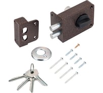 Накладной замок Marlok ЗН 1-3, 2 ригеля, корпус - металл, медь 023369