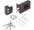 Накладной замок Marlok ЗН 1-3, 2 ригеля, корпус - металл, медь 023369 1
