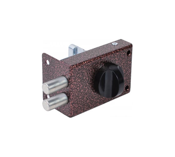 Накладной замок Marlok ЗН 1, 2 ригеля, медь 024715 1