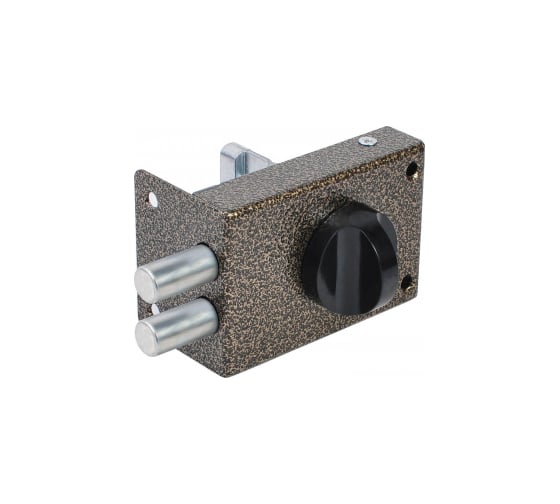 Накладной замок Marlok ЗН 1, 2 ригеля, бронза 022604