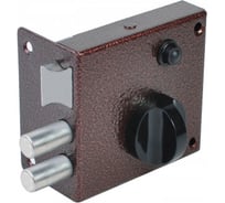 Накладной замок Marlok ЗН 3, 2 ригеля, с защелкой, медь 020605