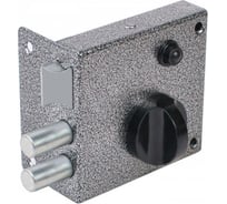 Накладной замок Marlok ЗН 3, 2 ригеля, с защелкой, серебро 020606