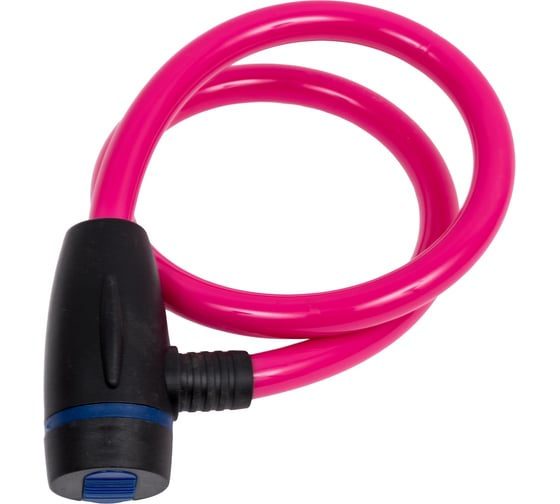 Тросовый замок Marlok ВС-Т диаметр 10 мм, длина 600 мм, ключ розовый 007624 1