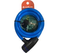 Тросовый замок Marlok ВС-Т диаметр 10 мм, длина 2000 мм, ключ синий 019489