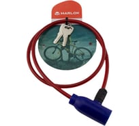 Тросовый замок Marlok ВС-Т диаметр 6 мм, длина 800 мм, ключ 019077