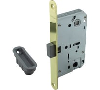 Бесшумная магнитная защелка Marlok CX410B-S под завертку, м/о 96 мм, PB золото 016354