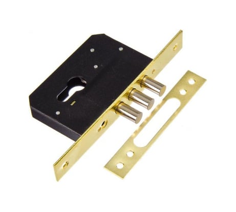 Корпус врезного замка Marlok 189-3M PB золото 004696