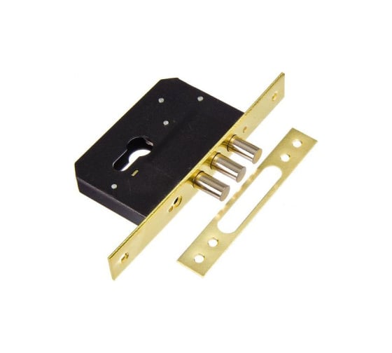 Корпус врезного замка Marlok 189-3M PB золото 004696