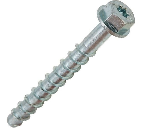 Шуруп по бетону ЕВРОПАРТНЕР HEX/TX25 ZN 6x80 8 шт 11 0212 2