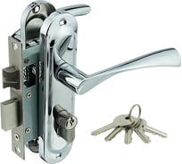 Замок врезной Marlok 50/L76-ЦМ70 межосевое 50 мм ключ/ключ CP хром 010896