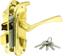 Замок врезной Marlok 50/L76-ЦМ70 межосевое 50 мм ключ/ключ SB золото матовое 010898