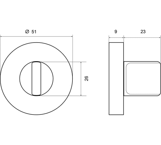 Накладка на цилиндр Palladium Y BK GF 115345