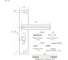 Дверная ручка на планке НОРА-М NEW 106-55 мм золото 16900 5