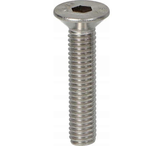 Винт потайной внутренний шестигранник FIXATOP М8x30 мм, нерж.сталь A2, DIN 7991, блистер 5 шт 00000084202 1