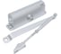 Доводчик SCHLOSS 61301 80-120 кг, макс. 150 кг, серебро (10) тов-155744 1