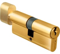 Механизм цилиндровый SCHLOSS 84014 латунный, завертка-ключ, золото, 70 мм (35/35) (10/50) тов-211913