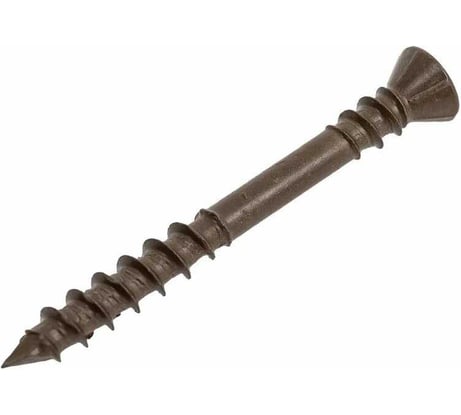 Саморез Гвозdeck Gwozdeck Отделочный E-coating бежевый потайной 4.0х40 T15 Упаковка 200 шт 20984040ECTXWG4