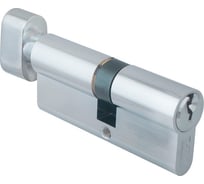 Механизм цилиндровый SCHLOSS 84003 латунный, завертка-ключ, хром, 60 мм (30/30) (10/50) тов-211908