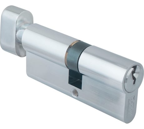 Механизм цилиндровый SCHLOSS 84023 латунный, завертка-ключ, хром, 75 мм (35/40) (10/50) тов-211916