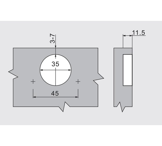 Петля с доводчиком Unihopper 15 CLIP-ON + H=0/3D insert soft closing HG1112.C15